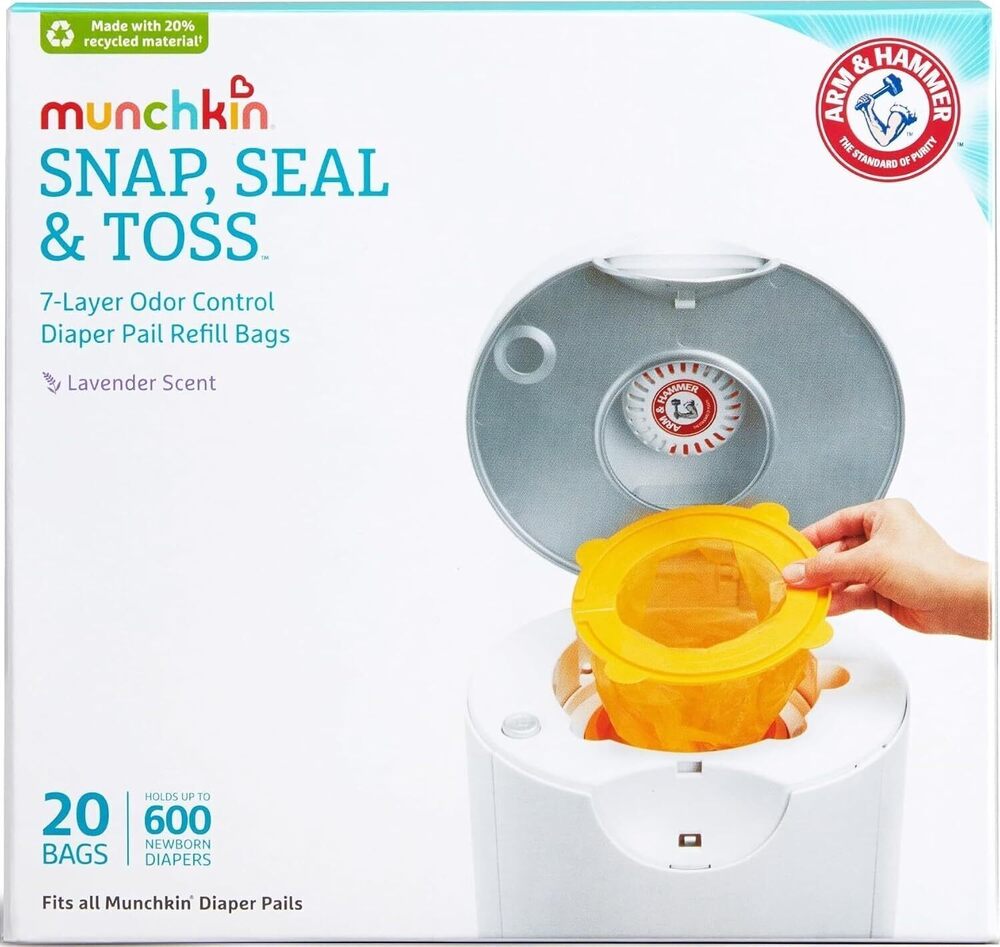 Arm & Hammer Snap, Seal & Toss Refill Bags, 20 Pack